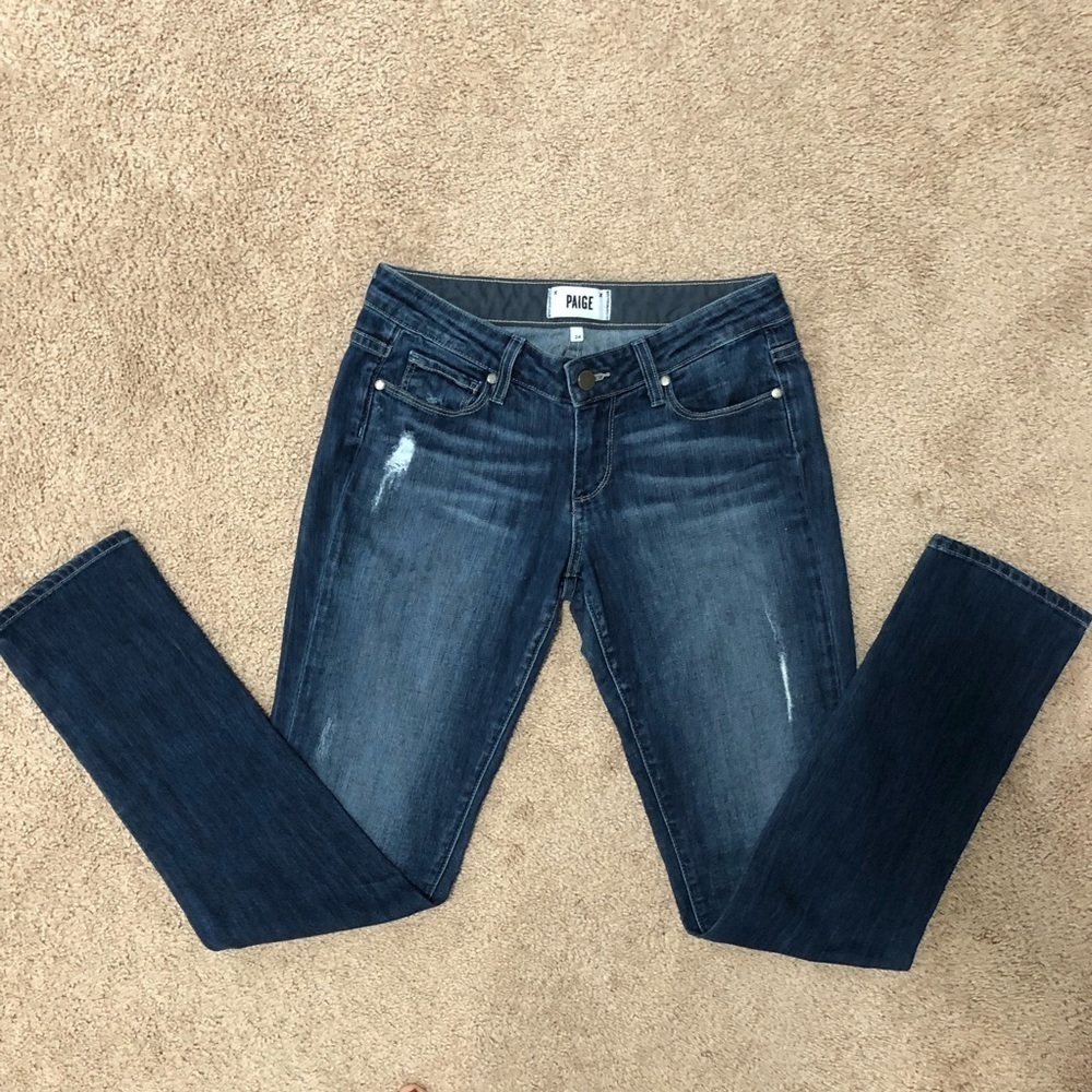 Paige Jimmy Jimmy Skinny Jeans Distressed